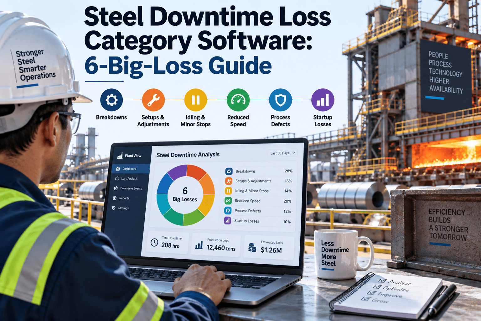 steel-downtime-loss-category-software-6-big-loss-guide
