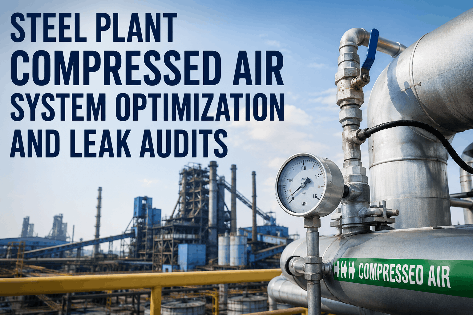 steel-plant-compressed-air-system-optimization-and-leak