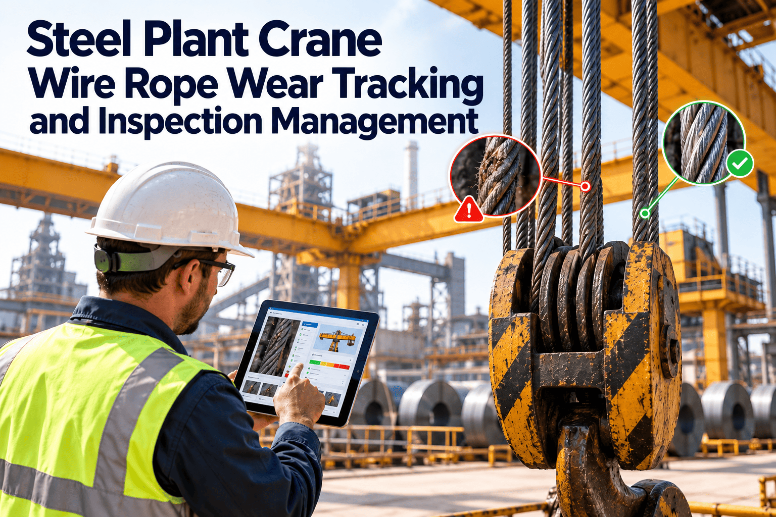 steel-plant-crane-wire-rope-wear-tracking-inspection-management