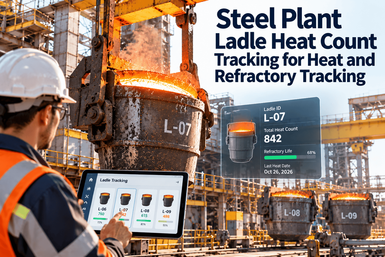steel-plant-ladle-heat-count-tracking-refractory
