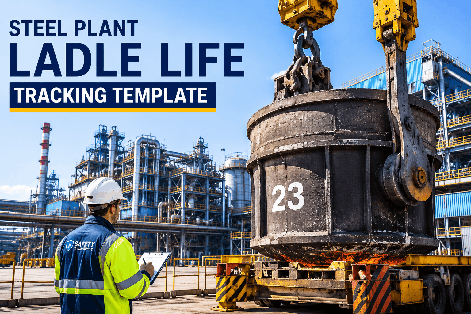 steel-plant-ladle-life-tracking-template
