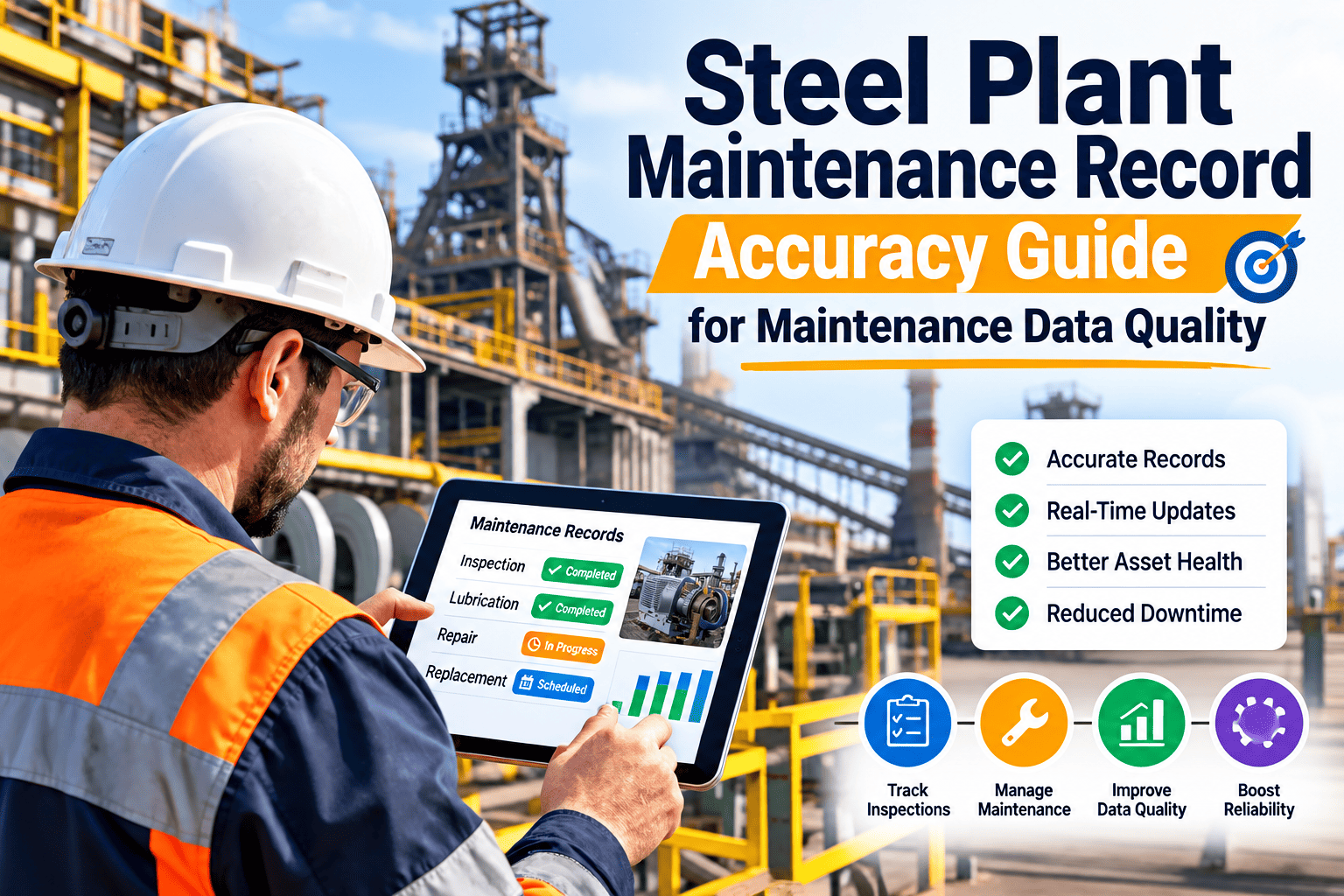 steel-plant-maintenance-record-accuracy-data-quality