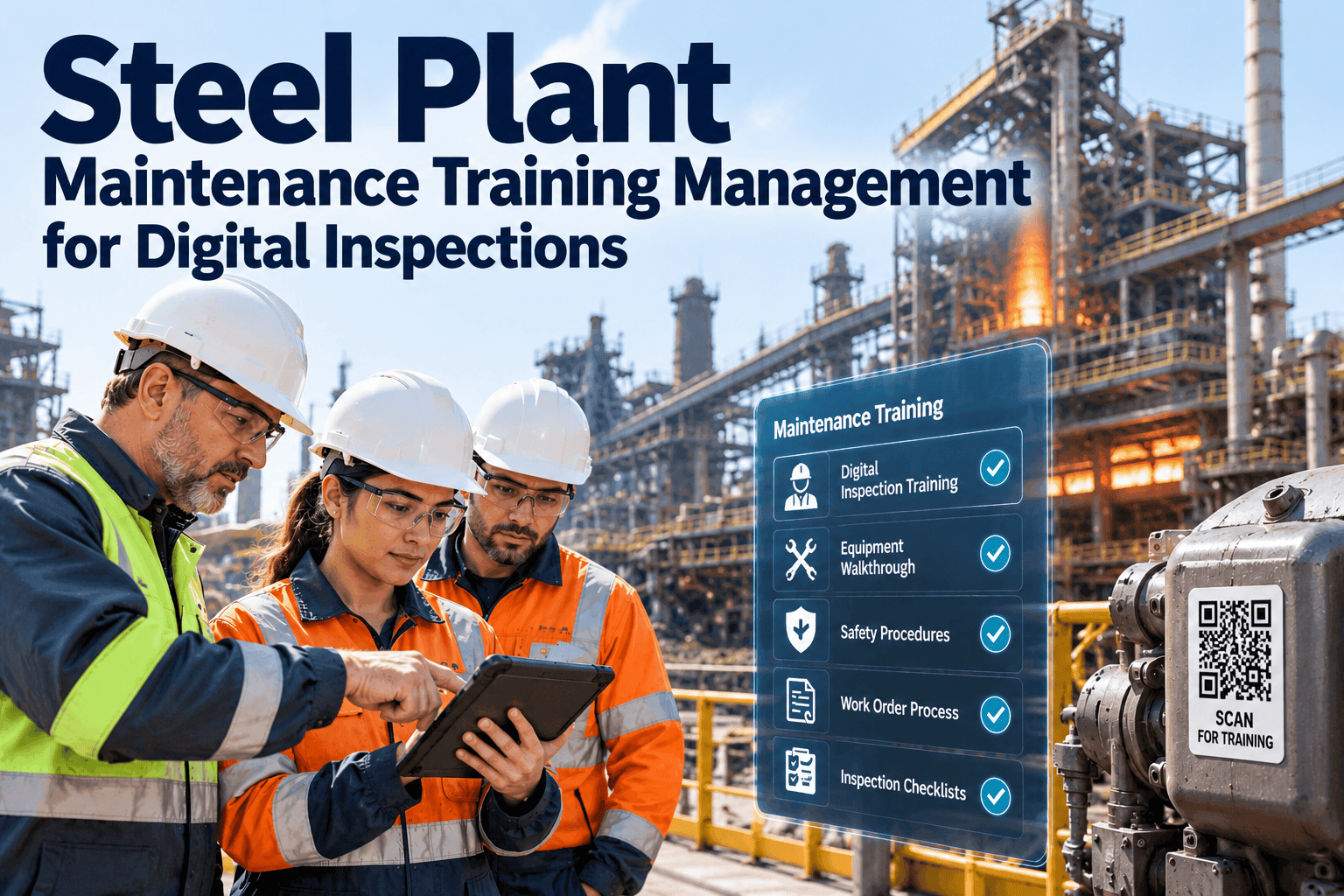 steel-plant-maintenance-training-management-digital-inspections