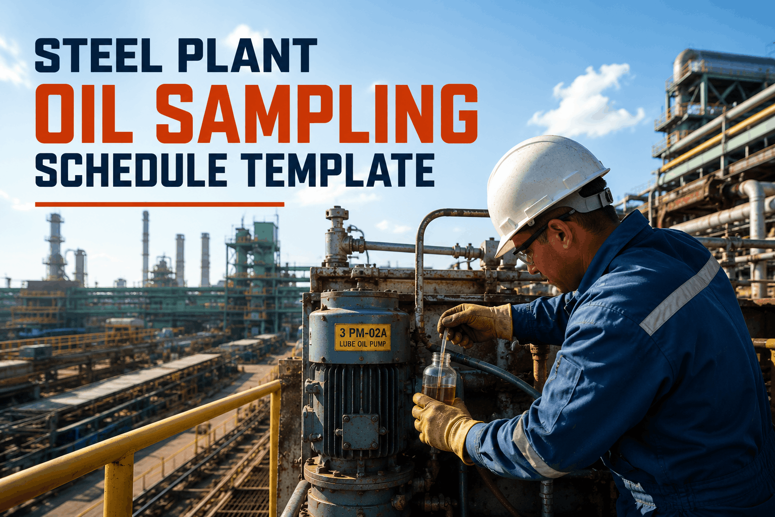 steel-plant-oil-sampling-schedule-template