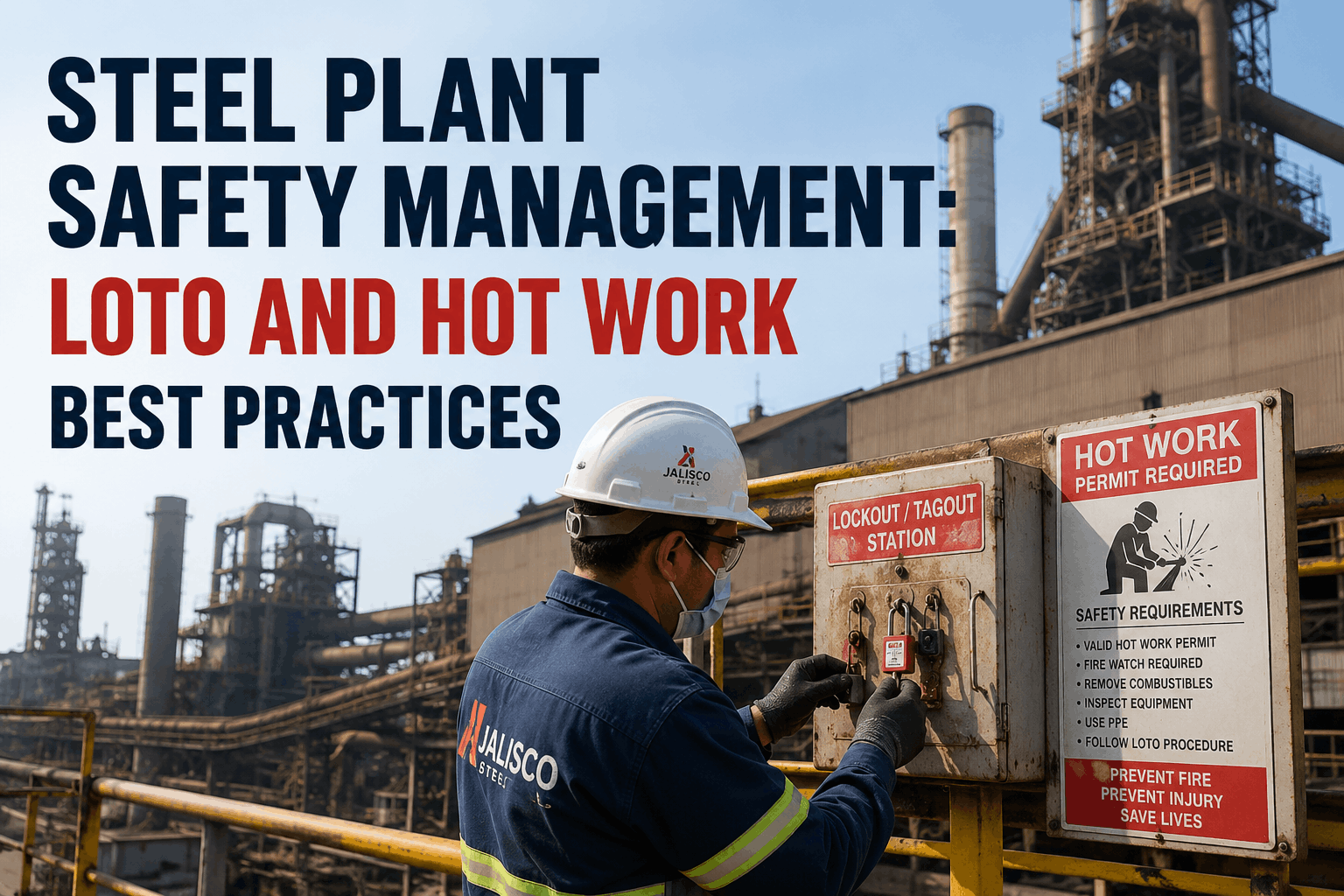 steel-plant-safety-managemen-loto-and-hot-work-best-practices