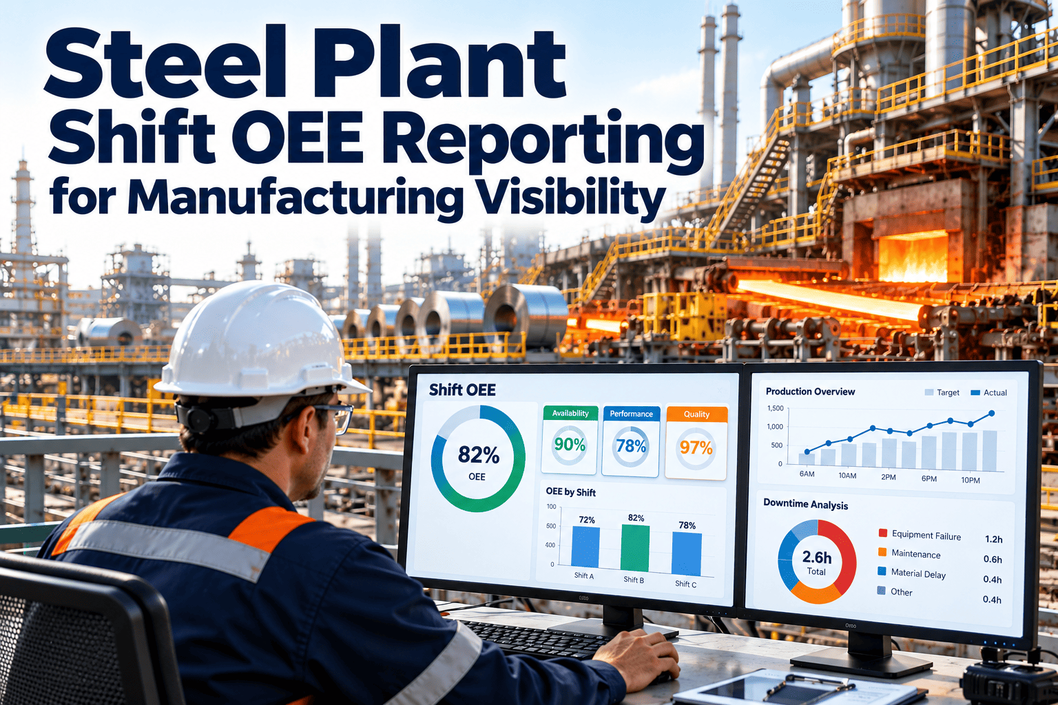 steel-plant-shift-oee-reporting-manufacturing-visibility
