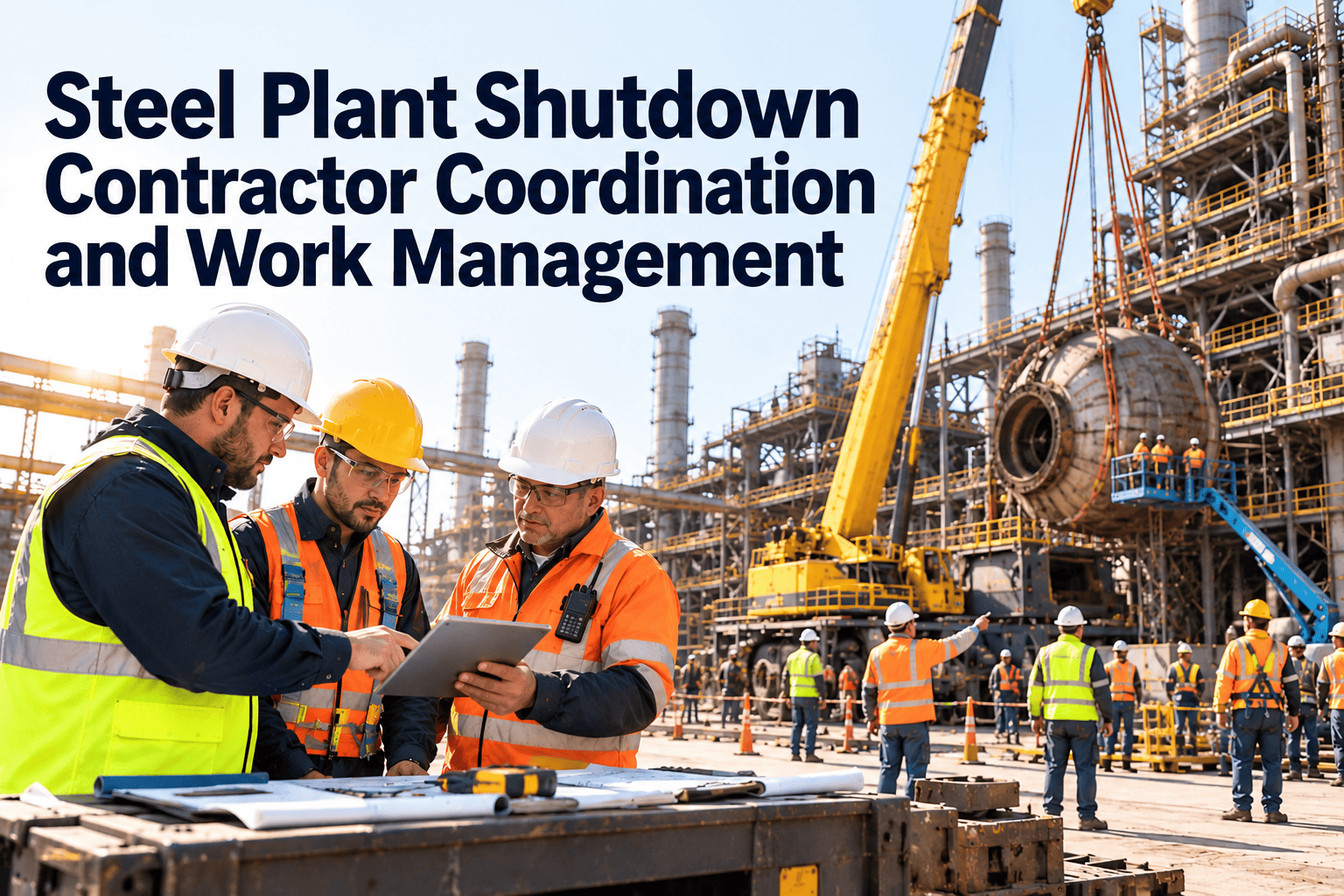 steel-plant-shutdown-contractor-coordination-work-management