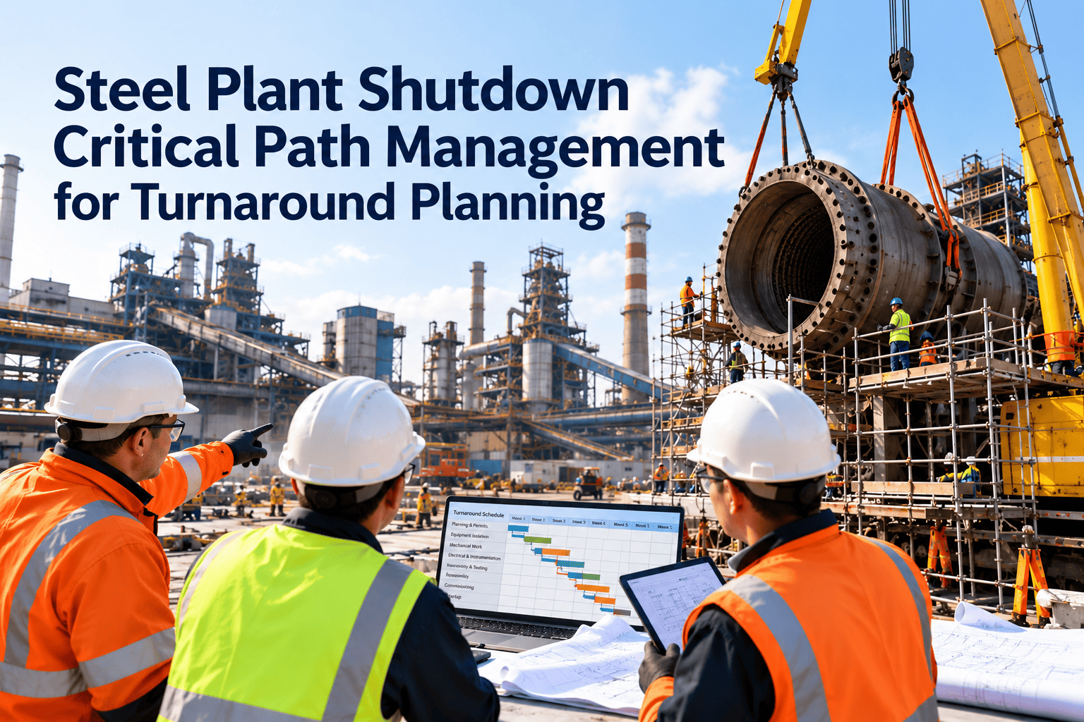 steel-plant-shutdown-critical-path-management-turnaround-planning