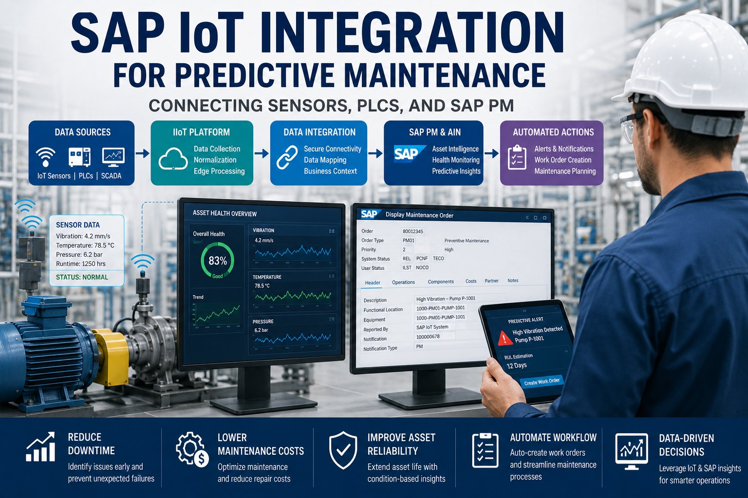 Sap Sensor SAP IoT Integration for Predictive Maintenance: Connecting Sensors ...