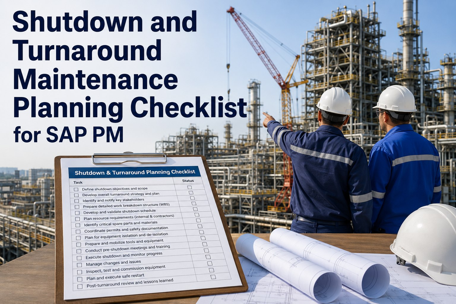 SAP S/4HANA Migration Checklist for Maintenance and Asset Data