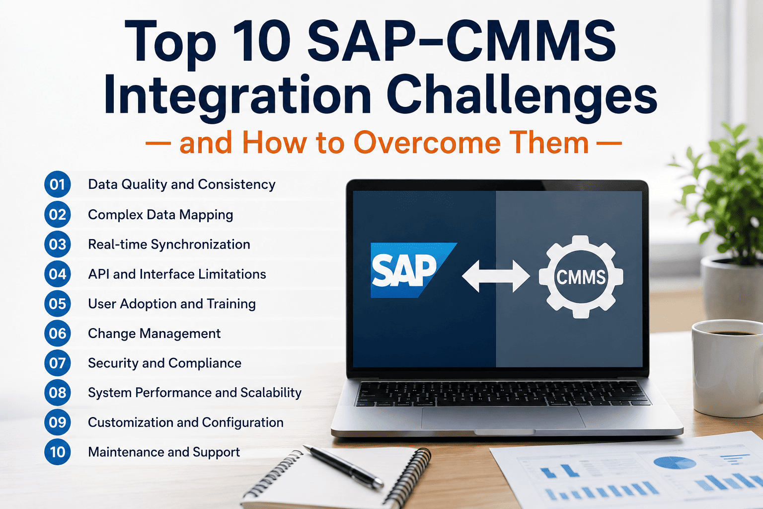 Top 10 SAP–CMMS Integration Challenges and How to Overcome Them